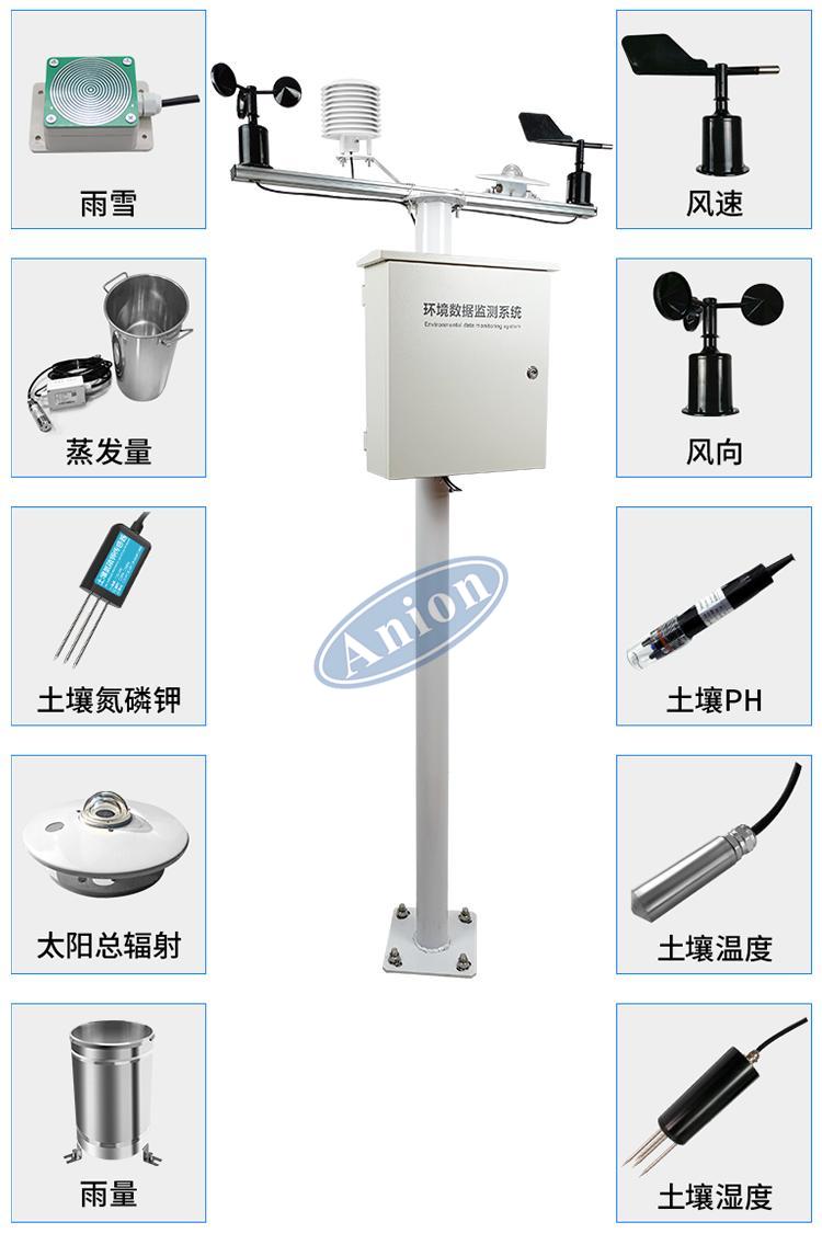 土壤墑情監(jiān)測站配置土壤溫濕度傳感器，耐腐蝕、抗氧化、抗風(fēng)